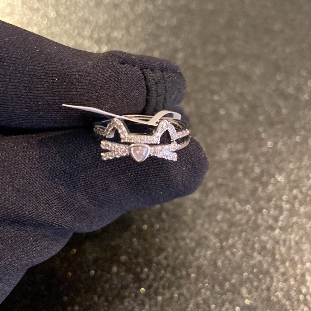 🍭🎁🌟 Cute adjustable 🐈‍⬛ cat ring from charmed Aroma